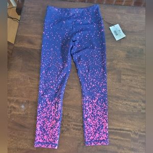 ZYIA Navy Pink Splash Light N Tights Hi-Rise 24"